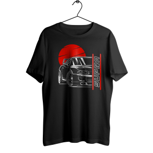 Supra JDM Güneş Temalı Tişört – %100 Pamuk, Unisex Regular Kalıp