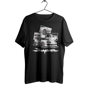 Toyota Supra Detaylı Tasarım Tişört – %100 Pamuk, Regular Fit, Drift Ruhuna Özel